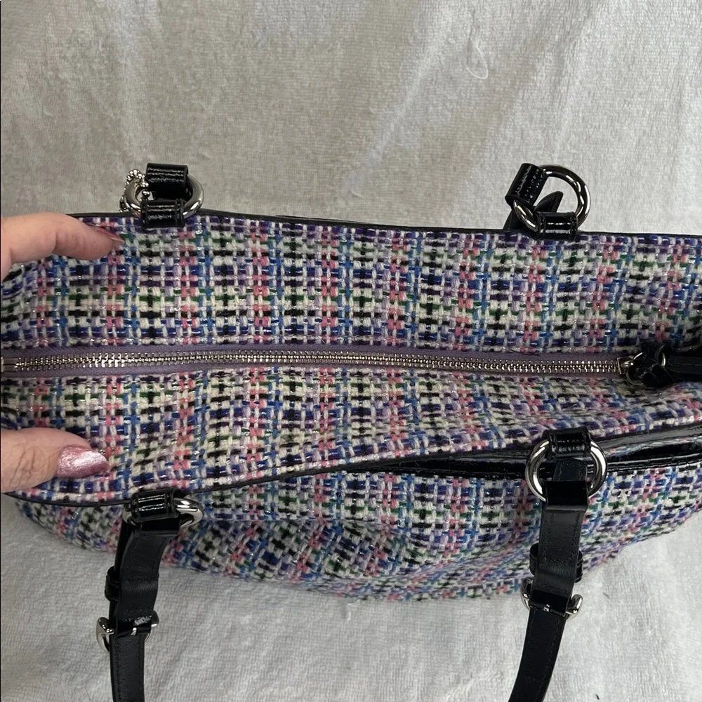 Coach 2011 Multicolor Tweed shoulder or handbag Bag - Picture 8 of 11